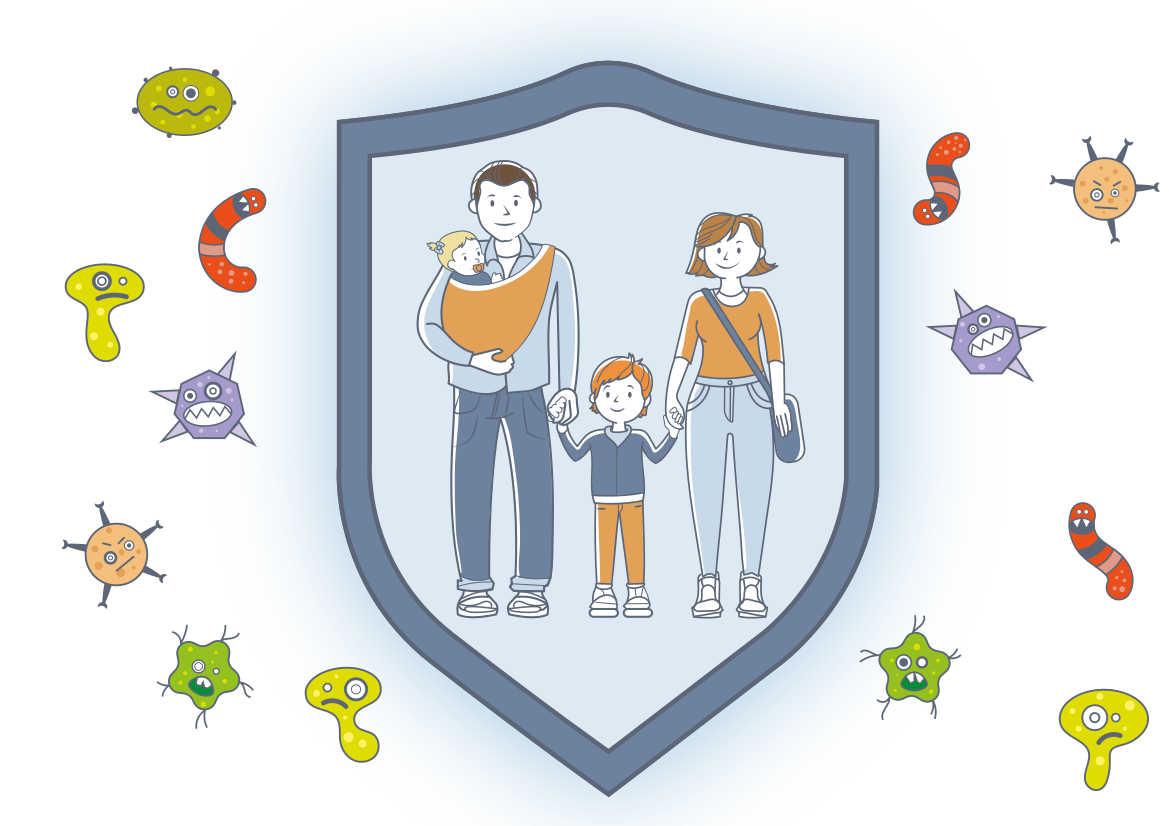 Symbolbild Das Immun-System schützt uns