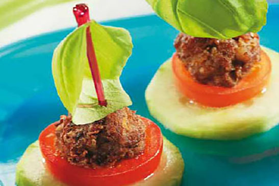 Fleischbällchen-Schiffchen