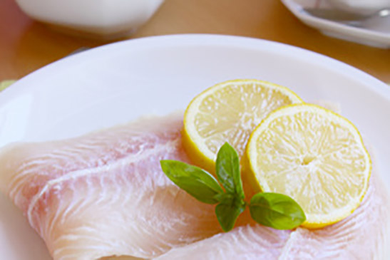 Scholle mit Zitrone