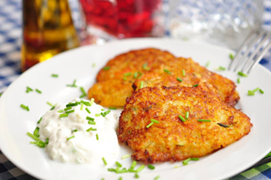 Kürbis-Erdapfel-Puffer